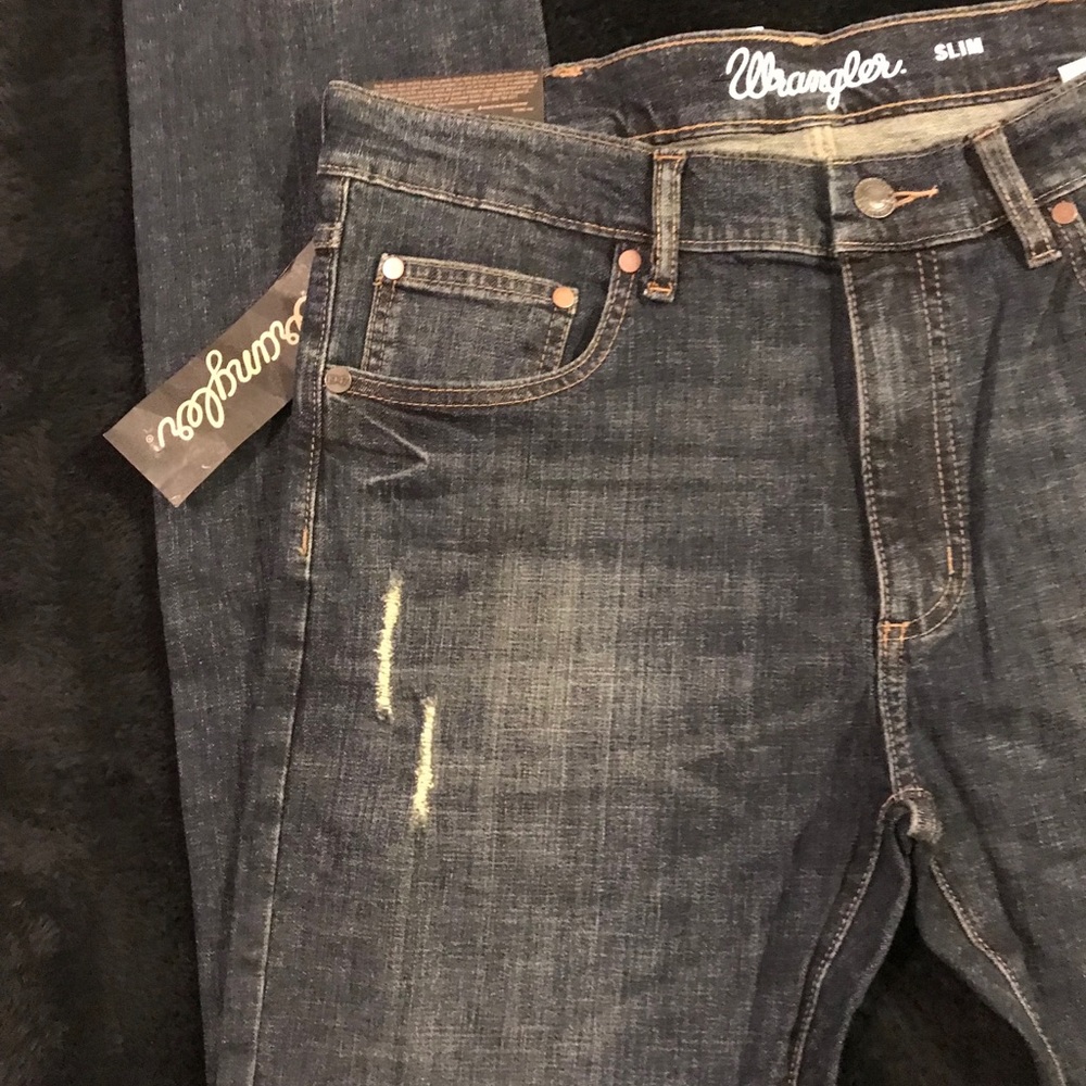 !l🚫🚫🚫SOLD🚫🚫🚫Wrangler Men's Slim Fit - Picture 7 of 8